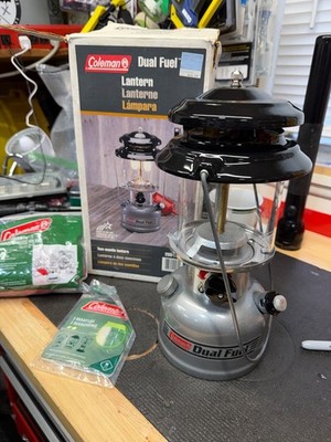 N.O.S. Coleman Dual Fuel Lantern 285-700T in original box Unfired Brand New