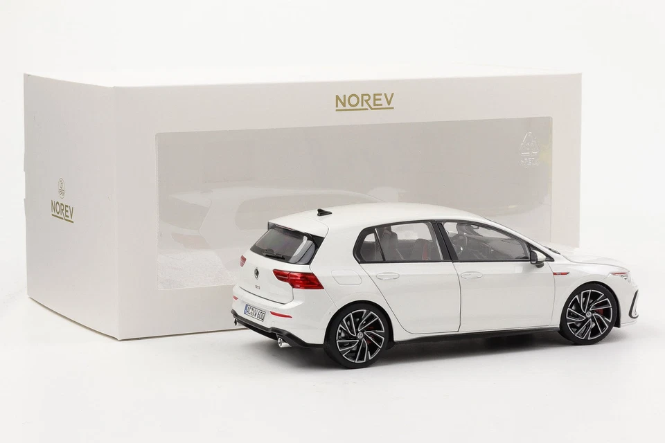 1:18 Norev VW Volkswagen Golf VIII GTI 5 Porte 2021 Bianco Metallizzato 188593 - Immagine 4 di 4