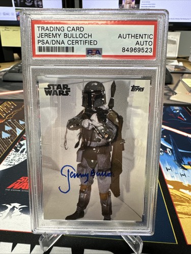 Topps Star Wars Boba Fett Jeremy Bulloch Auto Nickel City Con PSA