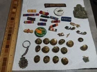 CANADIAN NAVY KEYCHAIN, R.C.A.F. BUTTONS, PATCHES, PINS & BADGES
