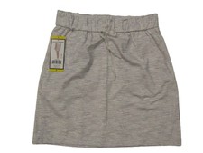 Hilary Radley Womens Pull-On Drawstring Skirt Size Small,Light Gray Combo