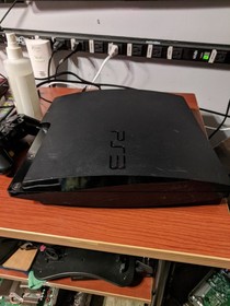 Sony PlayStation 3 - Slim 120GB Black Console only Cleaned And Tested.