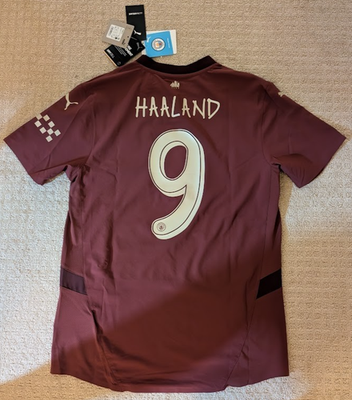 2024/25 Manchester City Puma Ultraweave Away Haaland Authentic