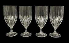 Mikasa PARK LANE Iced Tea Glasses Goblets 7 1/4" Set of 4. 4 Sets Avail.