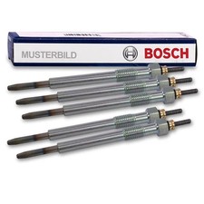 5x Glühkerze BOSCH 0 250 201 035 GLP025 für MERCEDES-BENZ W202 S202 W124 S124