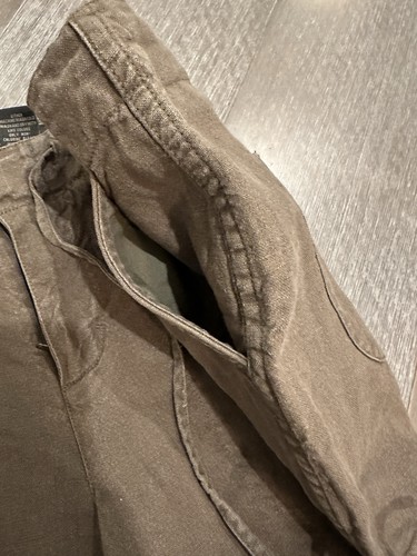 Banana Republic Damenhose braun 100 % Leinen Kordelzug gerades Bein Größe 4 - Bild 6 von 12