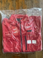MILWAUKEE M12 HEATED TOUGH SHELL JACKET - RED - SIZE LARGE