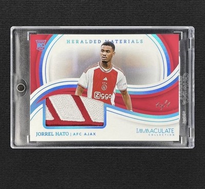2024 Panini Immaculate JORREL HATO RC 1/1 Patch Ajax