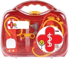 16-Piece Kids' Medical Kit Pretend Play Set - Doctor Nurse Role-Playing Toy. T1