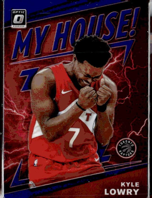 2019-20 Donruss Optic #20 Kyle Lowry My House! Purple Toronto Raptors (I)