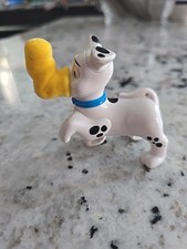 McDonalds Happy Meal Toy Disney s 101 Dalmatians Dog W/Sock Dog Cake Topper Fig.