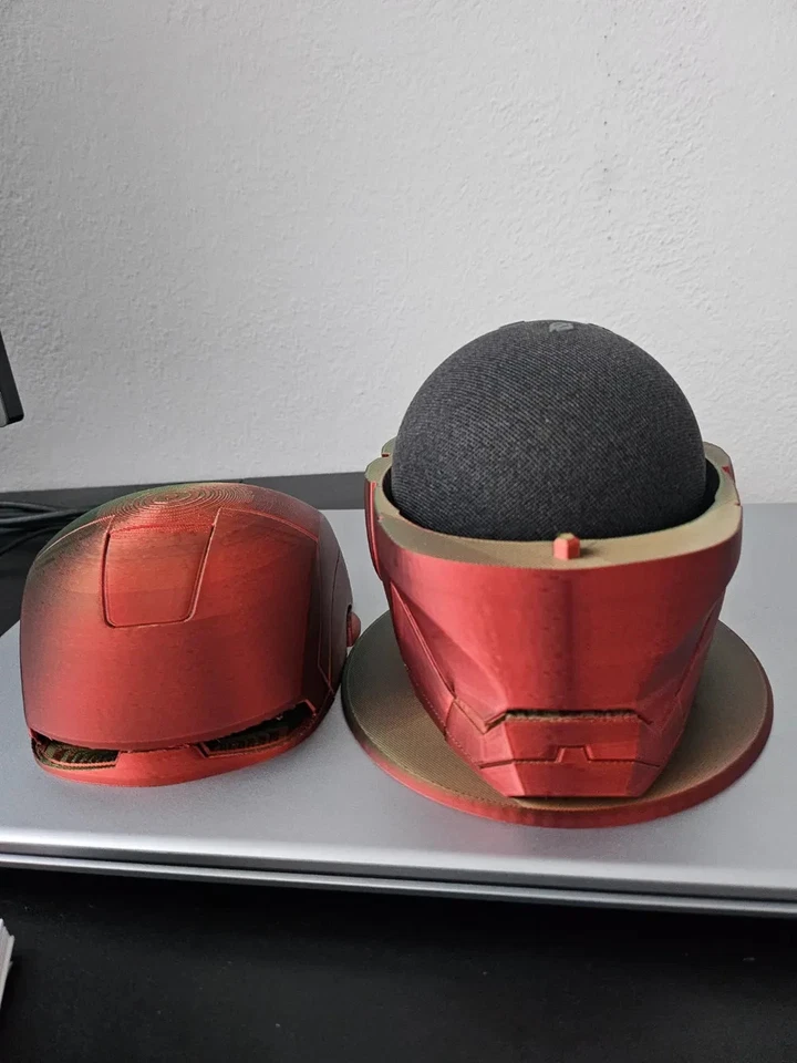 Supporto Iron Man per Alexa Echo Dot/Pop Fan Art Stampa 3D | Gadget Geek Marvel - Image 2 of 4