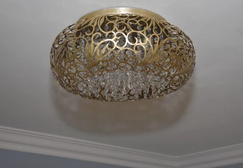 Maxim Lighting 24150BCGS Arabesque 7-Light Flush Mount in Golden Silver - Picture 5 of 5