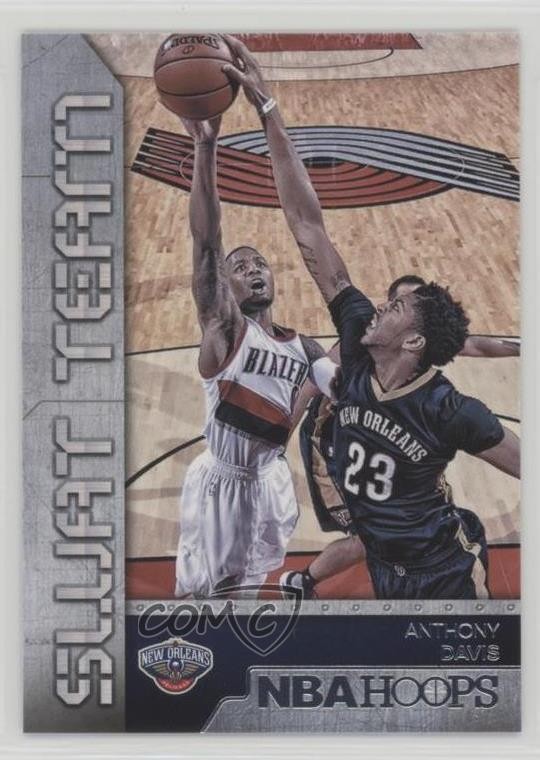 2016-17 Panini NBA Hoops Swat Team Anthony Davis #12 0b0