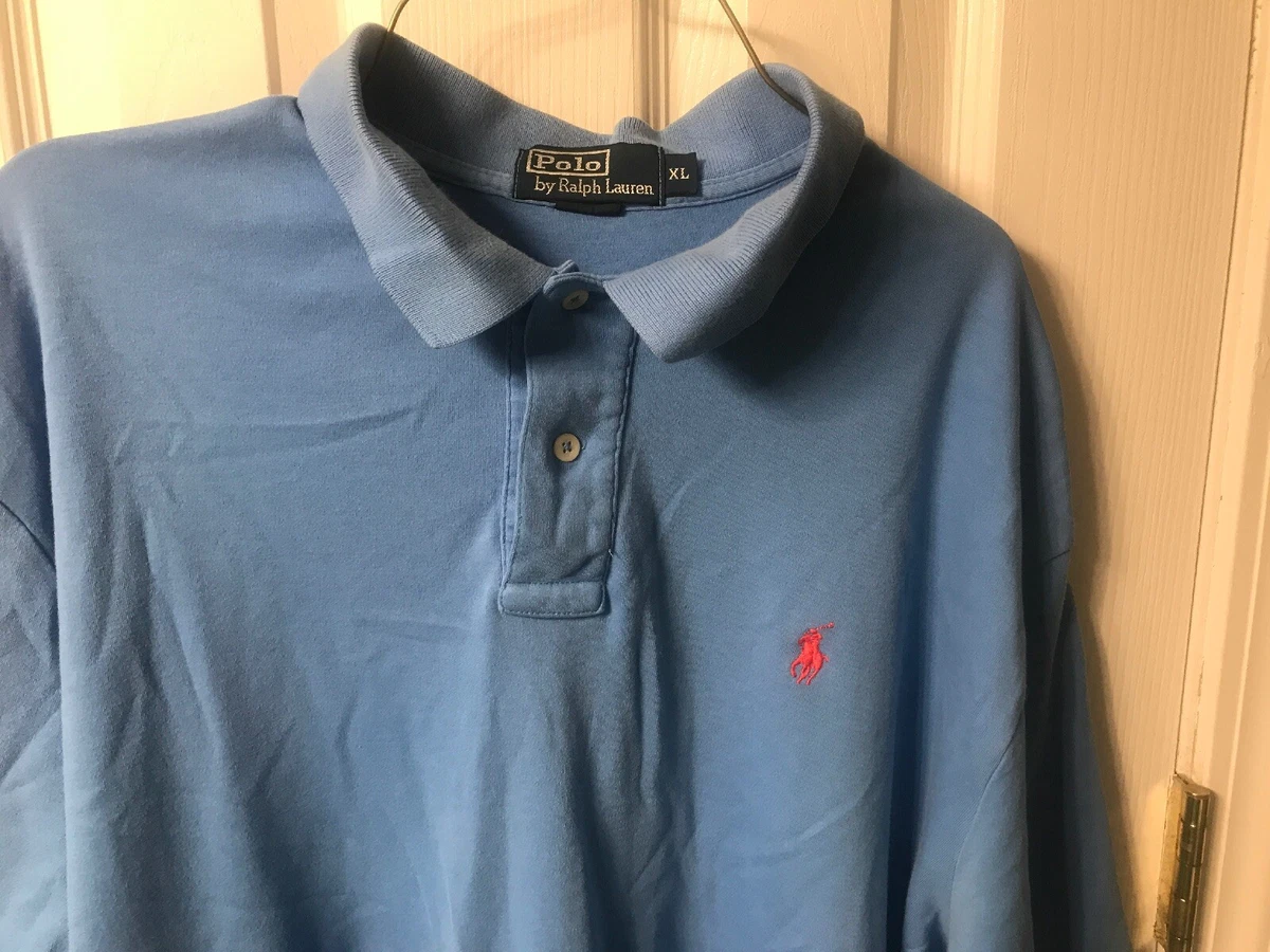 Red polo shirt with blue best sale horse
