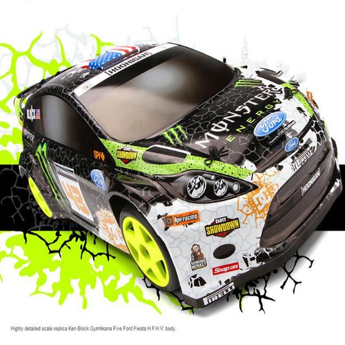 4PCS for 1/10 HPI Tamiya Kyosho Ken Block RC Rally Car TT02 Wheel Rim Hub Tires - Picture 9 of 17