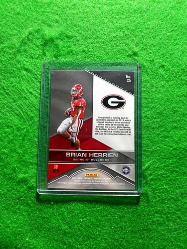BRIAN HERRIEN ROOKIE SILVER FOIL CARD BROWNS RC 2020 PANINI CHRONICLES PLAYOFF - Picture 10 of 12