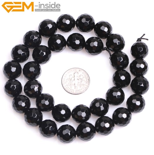 Natural Genuine Gemstone Jewelry Making Beads Wholesale 15" Round Faceted Stone - 第 27/173 張圖片