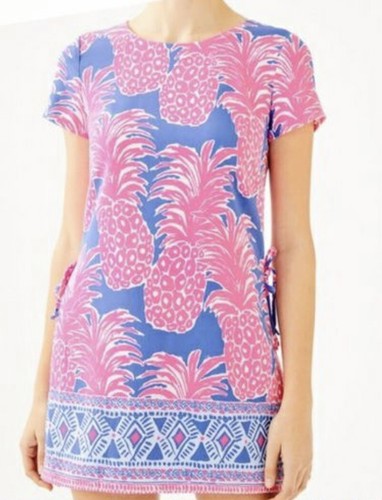 Lilly Pulitzer BLANCA STRETCH DRESS ROMPER Blue Haven # 001930 Size US 10 /UK 14 - Picture 2 of 6