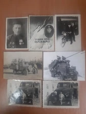 Various vintage photos from the times of the USSR, 7 pieces.