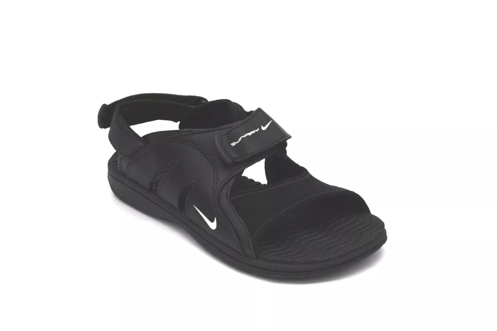 SANDALO BAMBINO PRESCOLARE NIKE SUNRAY ADJUST 307951 011 NERO BIANCO