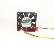 1pcs Sanyo 109P0612H701 6015 12V 0.09A 6CM Mute Chassis Ball Fan