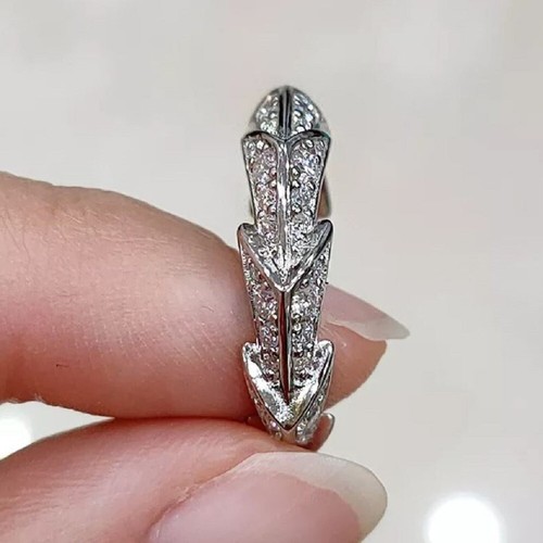 1 CT Round Cut G-H VS/SI Lab Grown Diamond Mens Eternity Wedding Band 925 Silver - Picture 5 of 10