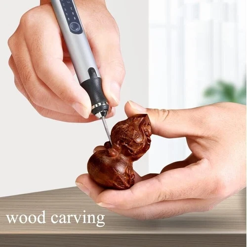 Multifunctional Electric Engraving Pen with 37 Bits, USB Rechargeable Cordless - Picture 5 of 22