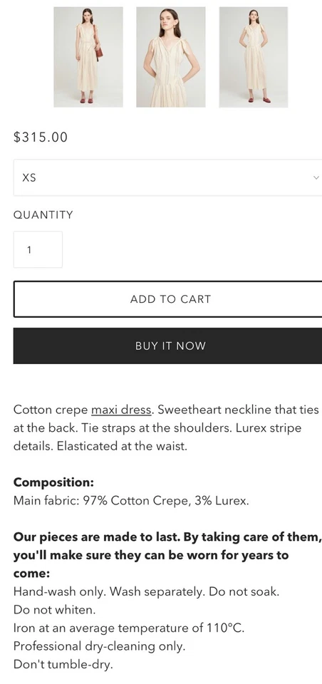 Antik Batik Caroline Mimi Crepe Sparkle Dress NWT  XS Retail $315 - Image 4 of 4