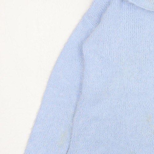 Papaya Womens Blue Roll Neck Acrylic Blend Jumper Size M - Picture 9 of 12