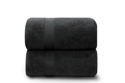Premium Quality Bath Sheet Ring Spun Yarn Towel for Extra Absorbent Pair Pack - Picture 10 of 39