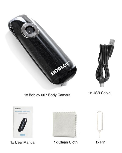 Mini Camera 64GB HD 1080P Dash Cam Police Clip Camcorder Video Recording DVR - Picture 13 of 13