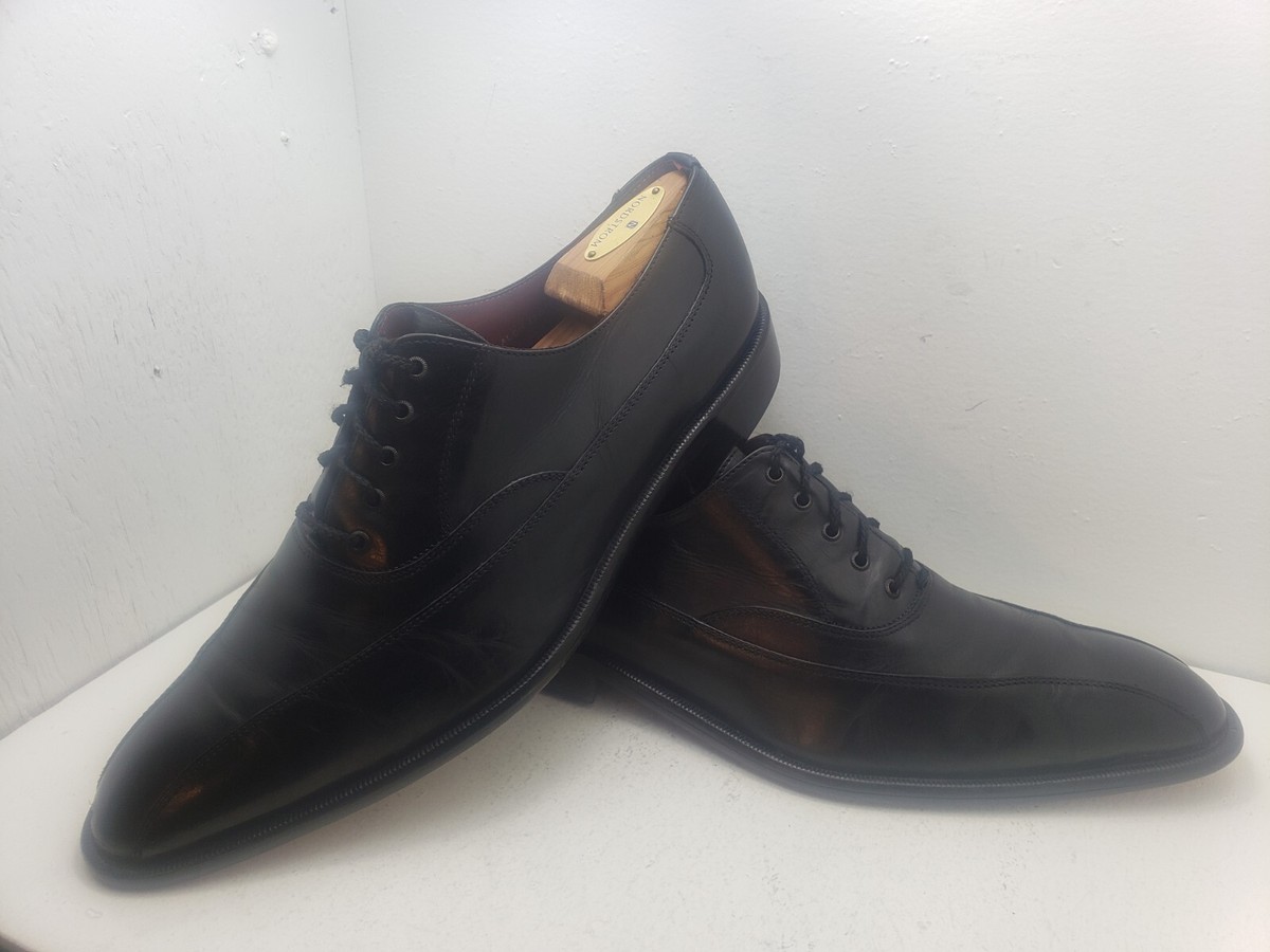 Donald J Pliner Alon-120 Mens Black Leather Dressing Shoes  display picture 3