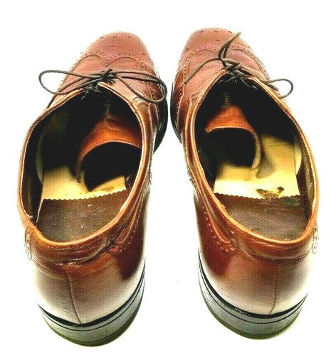 Zapatos Florsheim Brogue Vintage Punta de Ala Años 60 33315 Talla 8.5 D Marrón (GG8) - Imagen 4 de 6