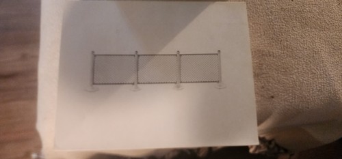 Dept 56 Village Accessory Chain Link Fence Extensions Set of 4 #52353 - Picture 2 of 2