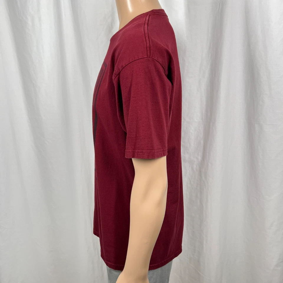 Volcom Men's Large Dark Red/Black Framed Stone Logo Short Sleeve T-Shirt - Image 3 of 4