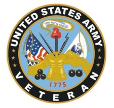 Army Veteran Sticker Decal M150