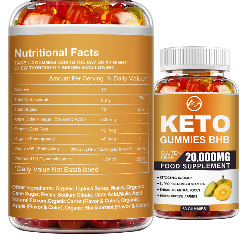 Keto BHB Gummies Ketone Advance Fat Burner Apple Cider Vinegar Weight Loss Gummy eBay