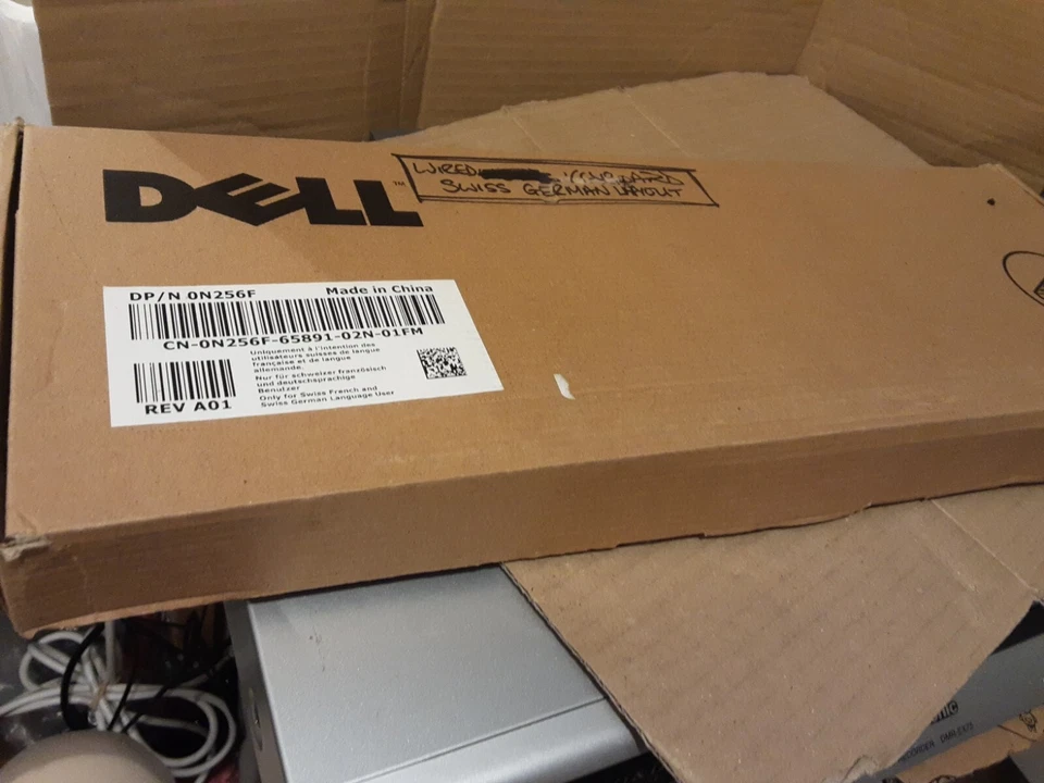 Dell L30u D10 USB Keyboard Swiss German 0N256 - Image 2 of 4