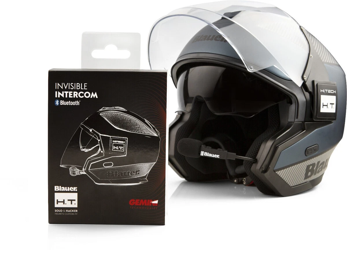 Interfono auricolare casco moto scooter GEMINI BLAUER hacker e