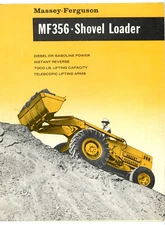 Massey Ferguson MF356 Shovel Loader 6-page sales brochure
