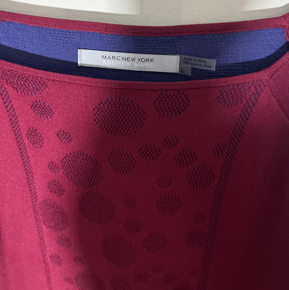 Vestido informal rojo para mujer Marc New York Andrew Marc L Foto 3 de 3