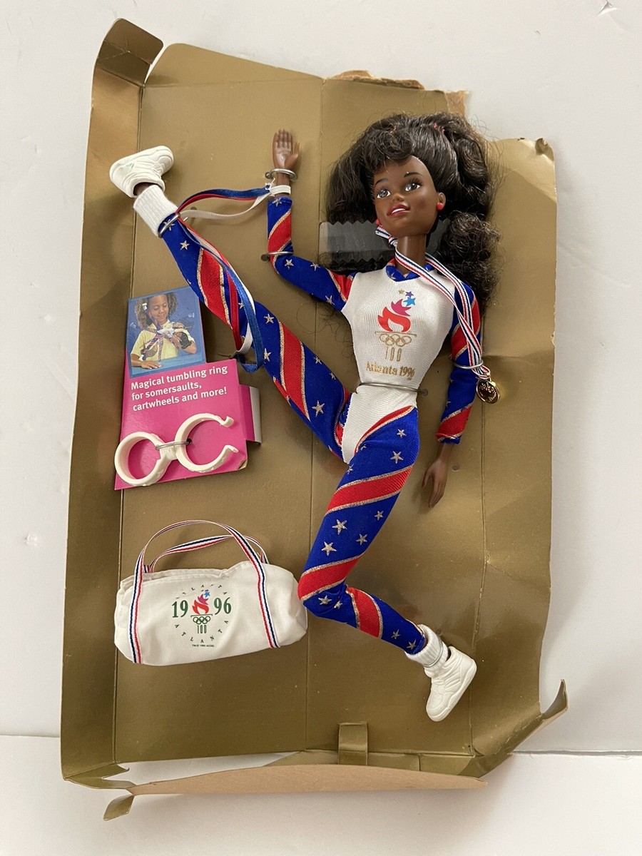 Barbie アトランタオリンピック 1996 Mattel Atlanta Olympic Gymnast Blonde Barbie Doll NRFB