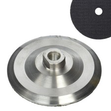 5 Inch Aluminum Backer Hoop and Loop Polishing 5/8-11 Pad Grinder Stone Wet Dry