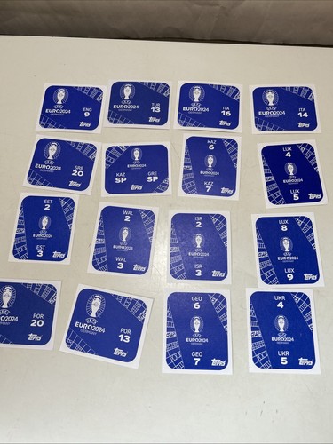 Topps UEFA Euro 2024 Germany Stickers Lot Of 16 As Pictured - Picture 2 of 2