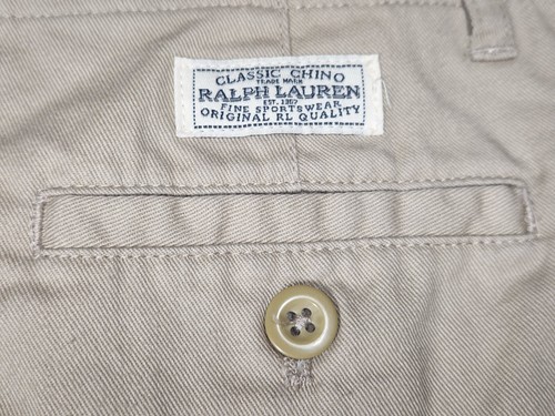 Polo Ralph Lauren Girls 7 Shorts Classic Chino Beige Casual Preppy Pony Youth - Picture 10 of 11