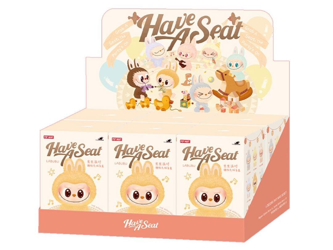 LABUBU THE MONSTERS Have a Seat Series Plush Toy POP MART 6 LABUBU THE MONSTERS Have a Seat Series Plush Toy POP MART 6