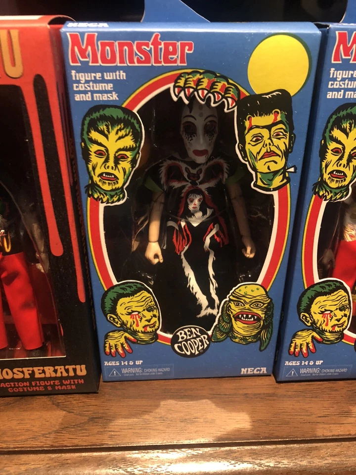 NECA Ben Cooper Disfraz Monstruo Niño Figuras Lote de 4 TOTALMENTE NUEVO Y SELLADO Foto 3 de 4