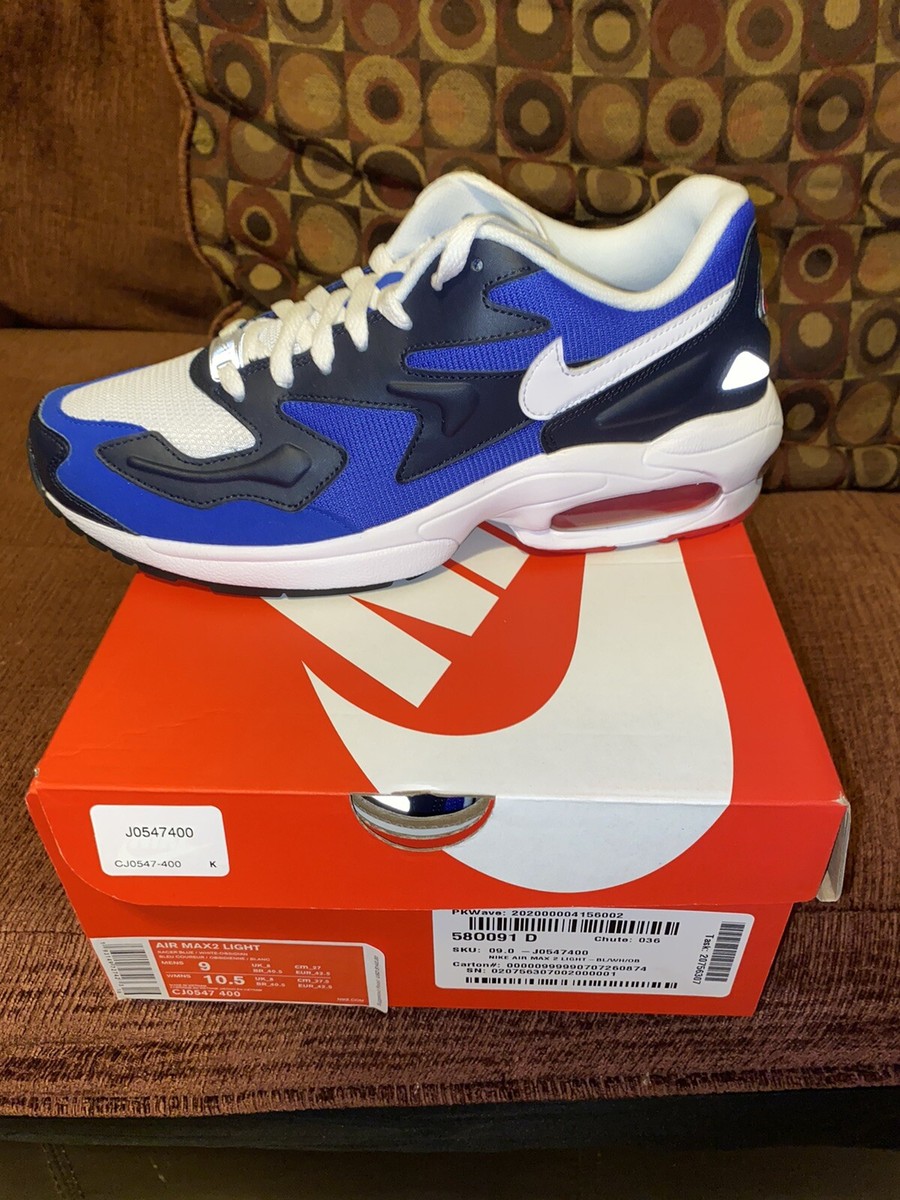 Nike Air Max 2 Light Racer Blue White Men display picture 1