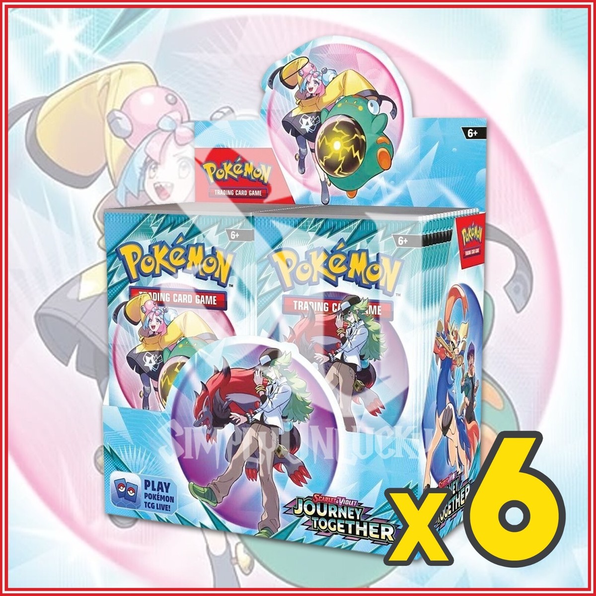 Pokémon TCG Scarlet & Violet JOURNEY TOGETHER Booster Box Case